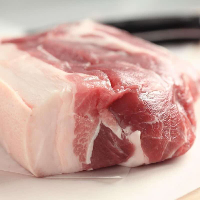 【冷藏发货】5斤黑猪肉农家鲜肉现杀生猪肉后腿肉冷冻