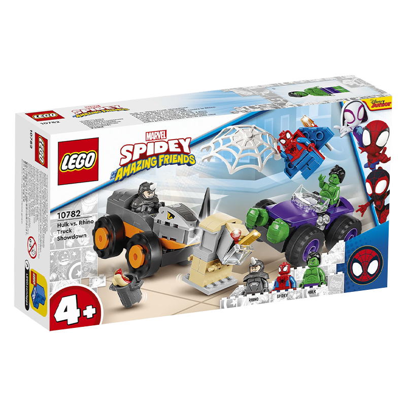 乐高lego10782绿巨人与犀牛人卡车大战积木拼搭儿童玩具男孩女孩超级