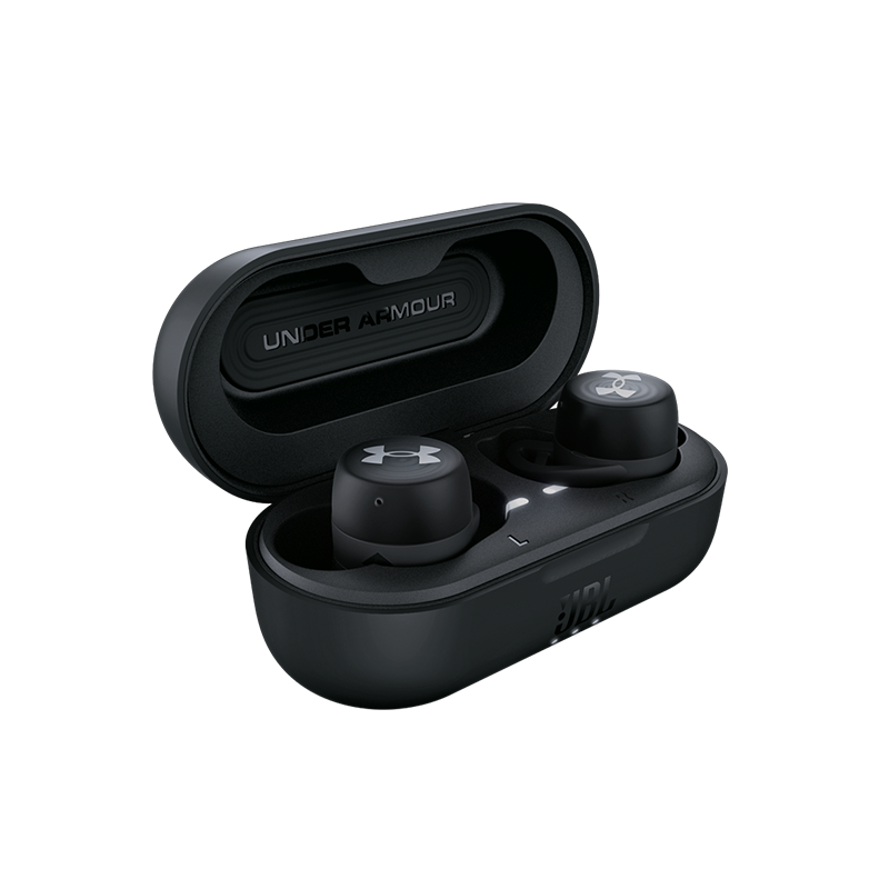 jbluastreak小黑盒安德玛联名款入耳式真无线运动蓝牙耳机防汗防水