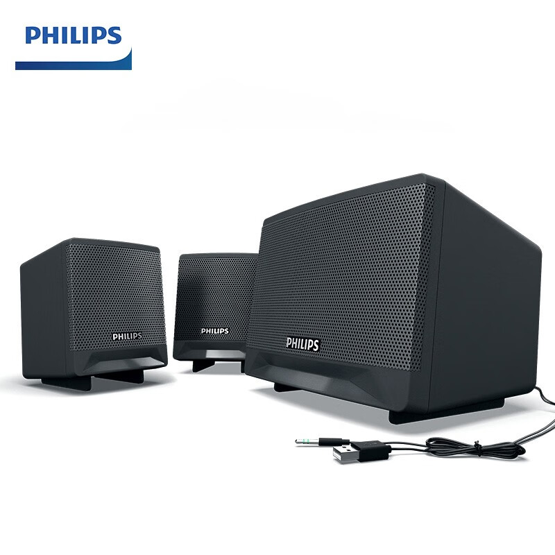 原价￥169现价￥149飞利浦philipsspa331音箱电脑音响桌面低音炮usb小