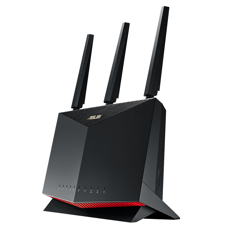 plus会员：ASUS 华硕 RT-AX86U Pro 双频5700M 家用千兆无线路由器 WiFi 6