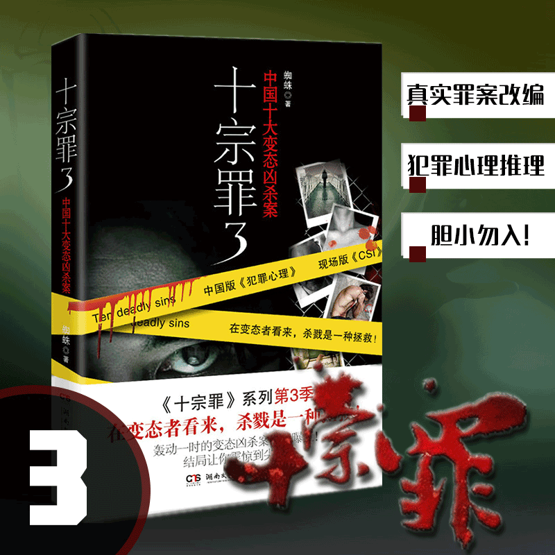 正版现货十宗罪3十宗罪系列刑侦推理悬疑惊悚小说布克图书专营
