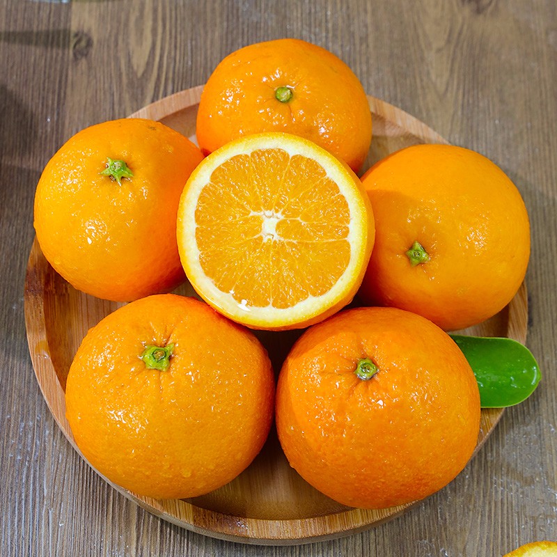 湖北秭归伦晚橙春橙5斤单果约6070mm橙子生鲜新鲜水果