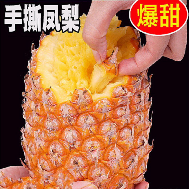 正宗海南金钻凤梨 9斤金菠萝 手撕菠萝整箱应季新鲜孕妇水果 9斤
