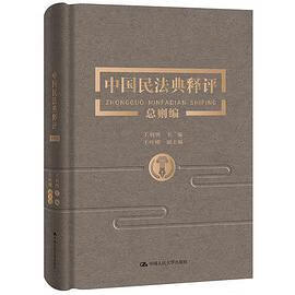 正版现货中国民法典释评·总则编 9787300282343