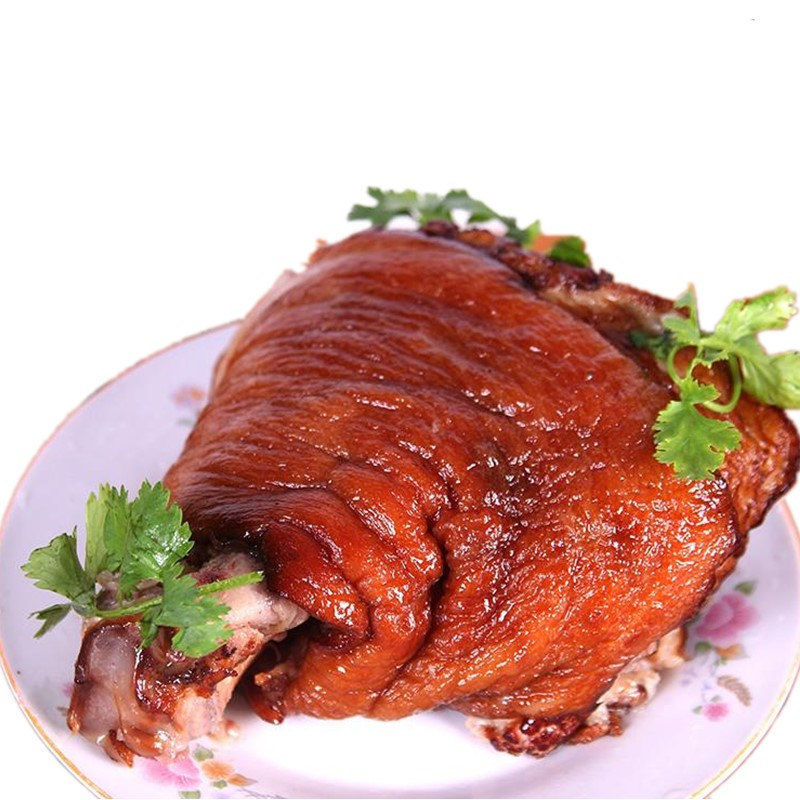 河南特产2斤猪肘子猪蹄胖肉熟食肘子麻辣猪肉2斤整只袋五香味