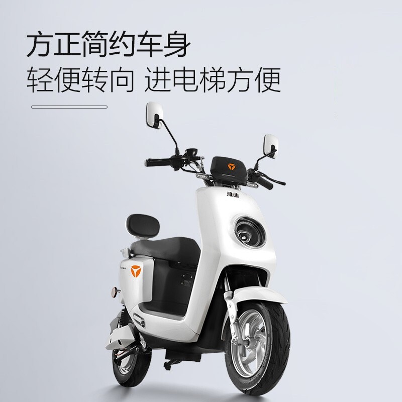 雅迪(yadea)莱羽电动车新款电瓶车豪华电摩新国标时尚踏板男女代步