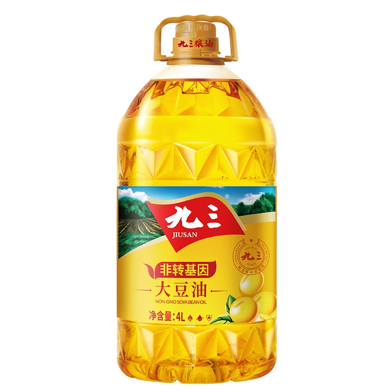 九三 非转基因 一级 大豆油 4l