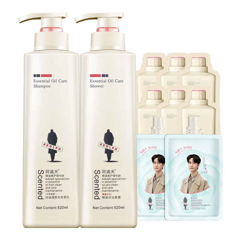 ϴˮװ ȥмϴˮԡ¶װϴͷ¶Ůʿ ϴˮ520ml+ԡ¶520ml