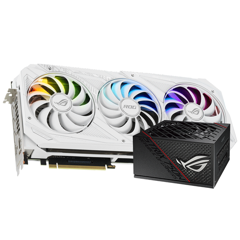 华硕rog3080ti12g3080独立显卡rtx3090猛禽tuf台式机电脑游戏独显rog