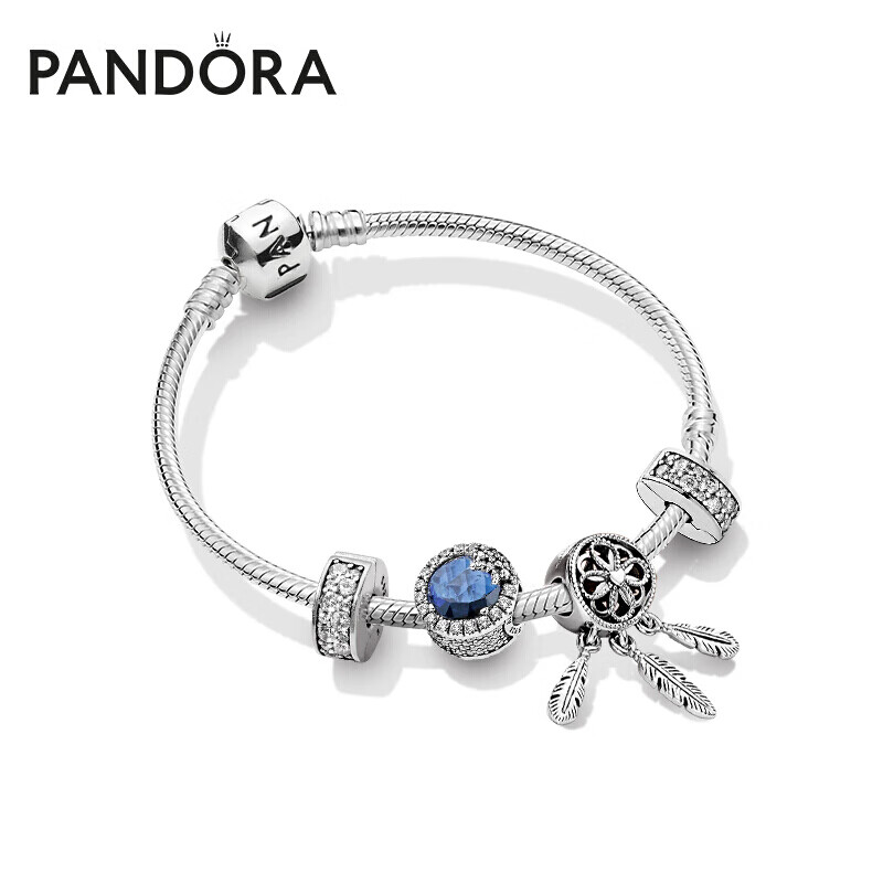 潘多拉pandora 手链女925银佳期如梦b801369时尚饰品