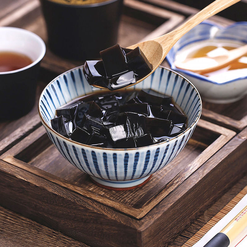 黑凉粉烧仙草粉凉粉粉免煮用自制奶茶甜店 正宗烧仙草粉500克 单买无