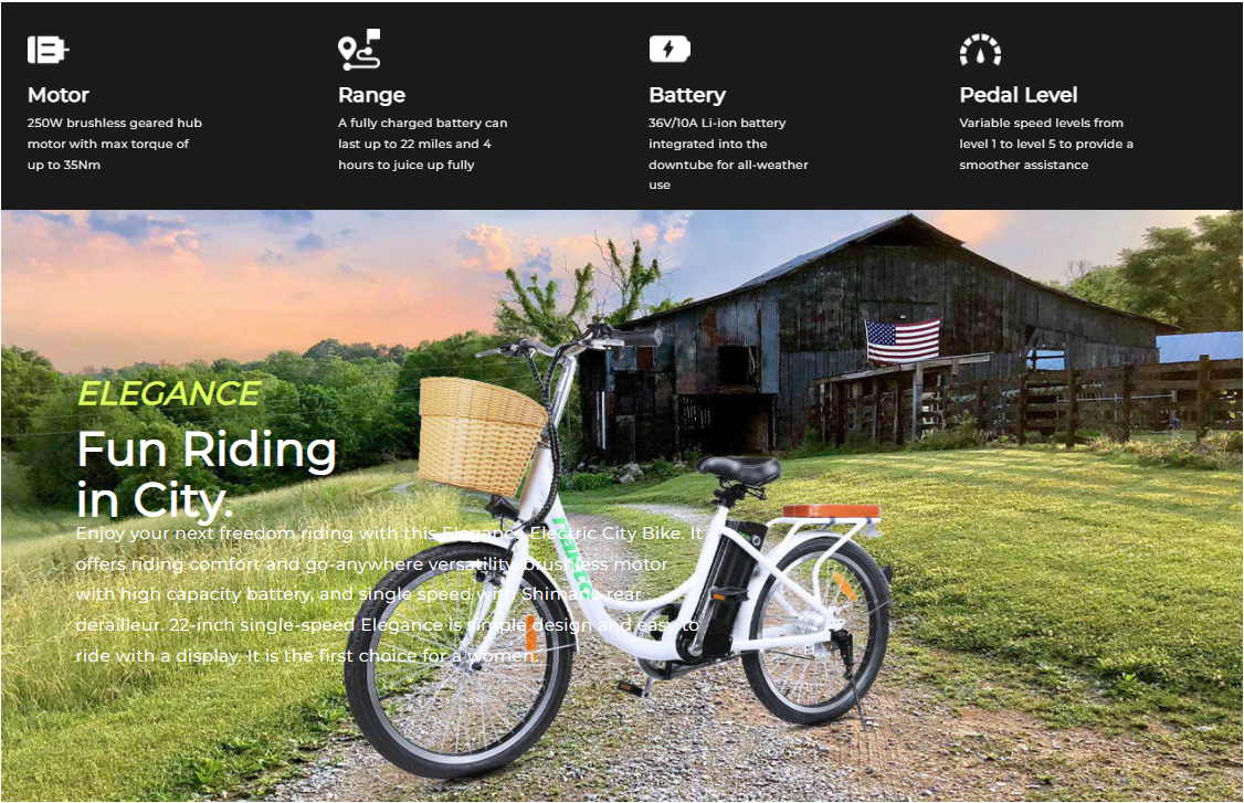 NAKTO ELEGANCE EBIKE