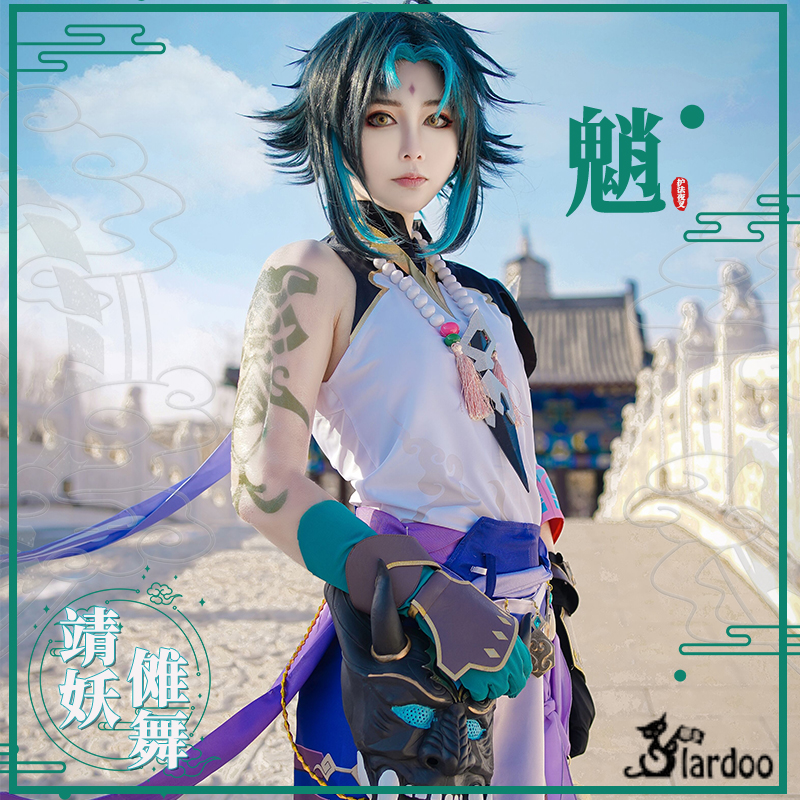 cosplay定制原神魈护法夜叉鞋子
