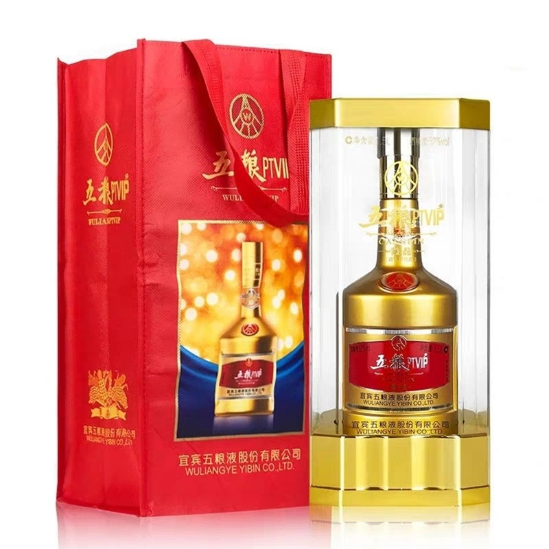 五粮液股份公司出品 52度白酒五粮ptvip浓香型500ml 藏品6瓶整箱白酒