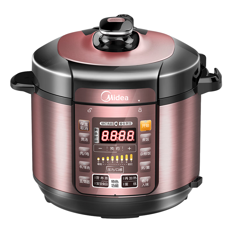 ģMidea ѹ ѹ ô๦ܶʱԤԼѹ緹ҵ緹4-5-656ѹ ׼ ʵѡ õ 5L