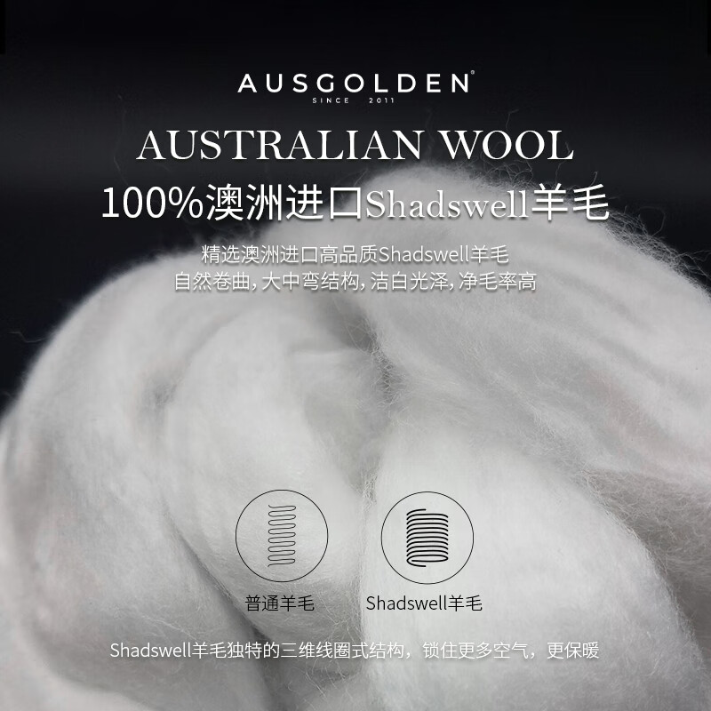 AUSGOLDEN100%ëA࿹˫˴ﱻӼӺ񶬱оļ Ӻ о200*230cm1.5/1.8״