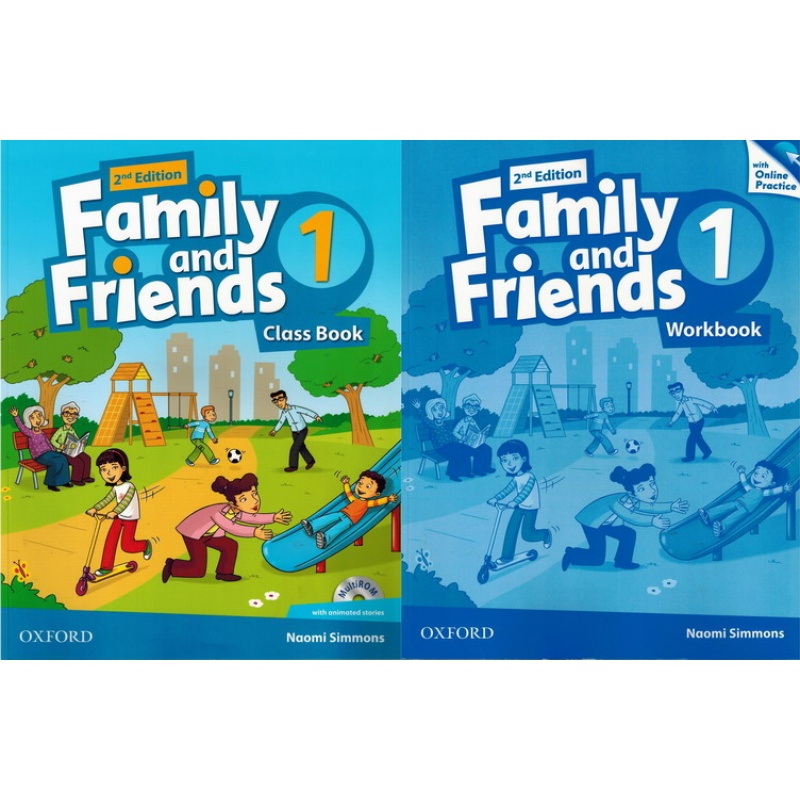 familyandfriends1第二版学生套装带账号英音版朝阳外国语学生书和