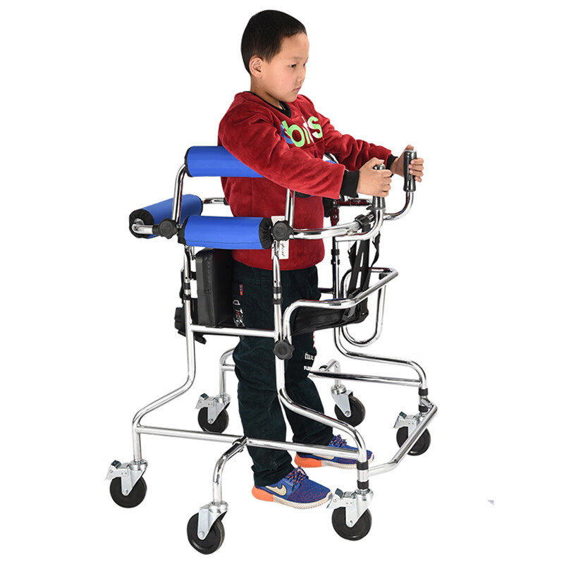 英代中风偏瘫康复器材学步车脑梗塞下肢训练残疾助行器腿脚不方便走路