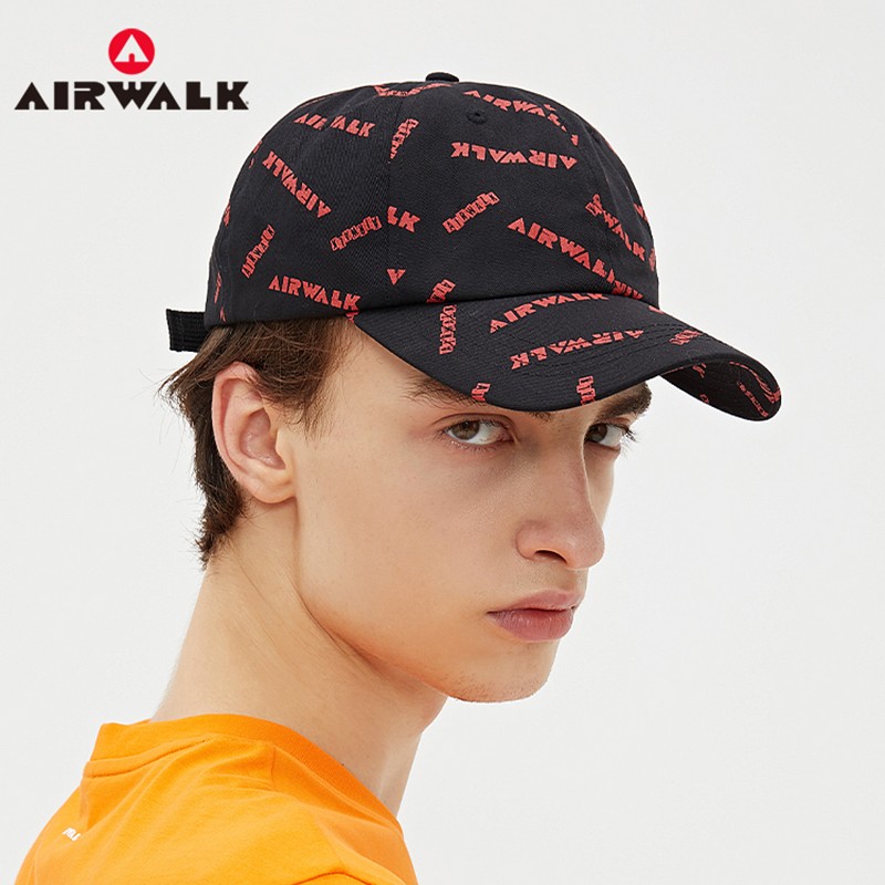 airwalk 棒球帽男四季帽子出游潮牌情侣刺绣鸭舌帽防晒遮阳帽太阳帽