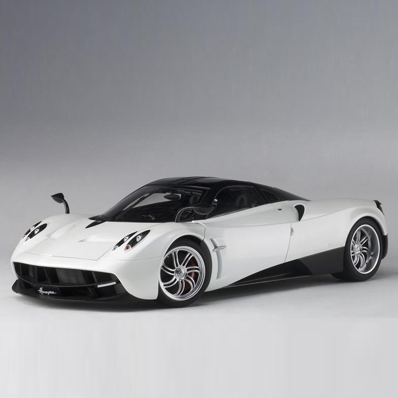 帕加尼huayra 树脂壳合金体 汽车模型 跑车模型 花雅车模 收藏 白色