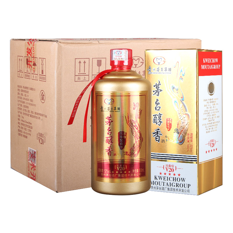 贵州茅台酒厂集团技术开发公司 茅台醇香酒  柔雅浓香型白酒 52度