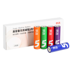 京選京東自有品牌 5號(hào)彩虹堿性電池?zé)o汞環(huán)保制造10節(jié)單色裝 玩具/血壓計(jì)/遙控器/電子鎖/體脂稱(chēng)/鼠標(biāo)