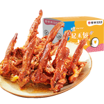 紫燕百味雞孜然鎖骨408g盒裝麻辣熟食鹵味零食小吃肉干肉脯即食
