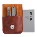 張小泉指甲刀套裝斜口指甲鉗指甲銼挖耳勺國(guó)潮神紋系列琥珀棕H60374050