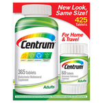 Centrum 善存 家庭成人每日綜合維生素礦物質(zhì) 425粒套裝 新升級(jí)裝（425粒）