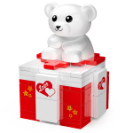 ZHEGAO 哲高 情人節(jié)系列 00287 熊戒指盒