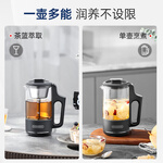 摩飛電器（Morphyrichards）養(yǎng)生壺電水壺迷你家用煮茶器煮茶壺 全自動多功能熱水燒水壺花茶壺便攜小型一體式保溫養(yǎng)生杯 灰色+萃取籃 0.5L