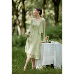 PLUS會(huì)員：DUSHU 獨(dú)束 女士度假風(fēng)吊帶裙兩件套 23DS82562