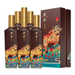 豐谷生肖特曲 濃香型白酒 生肖紀念酒 52度 500mL 6瓶 牛年生肖 整箱裝
