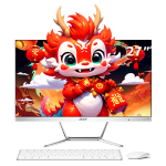 宏碁（acer）蜂鳥 2024款 一體臺式機電腦 27英寸（酷睿 12代 N100 16G 512G SSD）不閃屏 辦公 SQA27 定制版