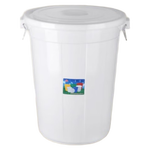 dadunan大號(hào)儲(chǔ)水桶加厚食品級(jí)塑料水桶家用手提式釀酒發(fā)酵圓形消毒化工桶 50L白裝水70斤無(wú)蓋