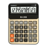 PLUS會員：CASIO 卡西歐 DY-120-SU-DH 語音計算器 蟠龍金 中型款
