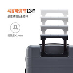 NINETYGO 90分 曼哈頓輕盈都市旅行箱男女20寸24寸行李箱雙面網(wǎng)紅登機(jī)拉桿箱 20寸（框體版） 櫻花粉