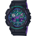卡西歐（CASIO）男士手表 G-SHOCK變色龍防震防水運動石英表腕表 七夕禮物送男友 GA-100BL-1ADR