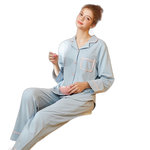 FENTENG 芬騰 女士純棉睡衣套裝 J98132432 淺蘭 XXL