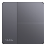 Aqara綠米聯(lián)創(chuàng)智能開關 遙控開關 已接入米家/HomeKit 卡農(nóng)雙鍵 遠山灰