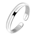 PLUS會員：YUNJINLI SILVER 雲(yún)金麗 心語 光面心經(jīng)足銀手鐲 YJLYSZ015 40g