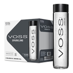 VOSS 芙絲 挪威原裝進(jìn)口蘇打水氣泡水(含氣)800ml*12瓶(玻璃瓶)整箱裝