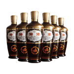 汾酒 出口棕玻 摩登棕純糧食 清香型白酒 42度 500mL 6瓶 整箱裝