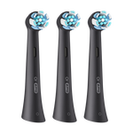 Oral-B 歐樂(lè)-B 歐樂(lè)B電動(dòng)牙刷頭 iO系列 成人卓越深潔型3支裝 CB-3黑色 適配iO云感刷系列磁波刷頭 德國(guó)進(jìn)口