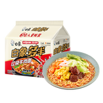 白象 方便面 面餅120克紅燒牛肉面139g*5袋 大面餅袋裝泡面五連包