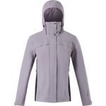 DECATHLON 迪卡儂 Travel 100 女子三合一沖鋒衣 8771941 丁香紫 S