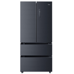 美的（Midea）冰箱法式對開多門 508升19分鐘急速凈味四開門電冰箱一級變頻智能家電除菌三檔變溫空間 以舊換新 BCD-508WTPZM(E)灰