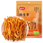 富昌 蛹蟲草 金孢子頭120g 蟲草花 菌菇干貨 燉湯煲湯干貝蟲草湯伴侶