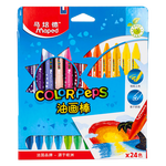 馬培德Maped 油畫(huà)棒軟性 彩色筆油畫(huà)棒油性畫(huà)筆幼兒園涂鴉涂色兒童小學(xué)生美術(shù)繪畫(huà)工具畫(huà)畫(huà)筆文具禮物 耐用款-24色紙盒【安全無(wú)異味】